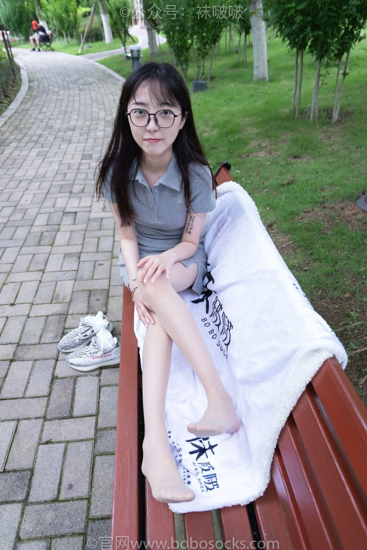 [BoBoSocks袜啵啵]NO.019 稚予-椰子、白棉袜、肉丝 [147P]插图5